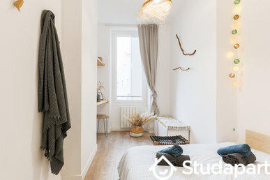 Chambre - 9 m² - 1 pièce