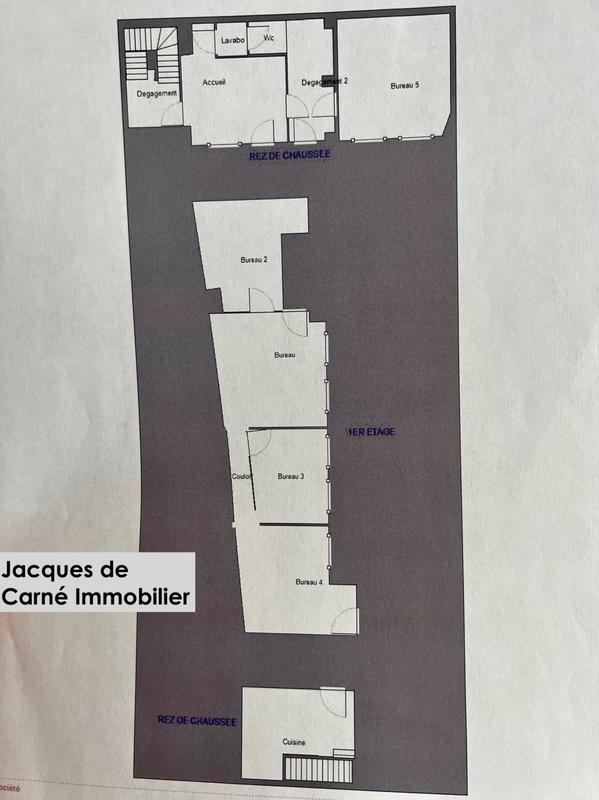 Local commercial - 122 m² - 6 pièces