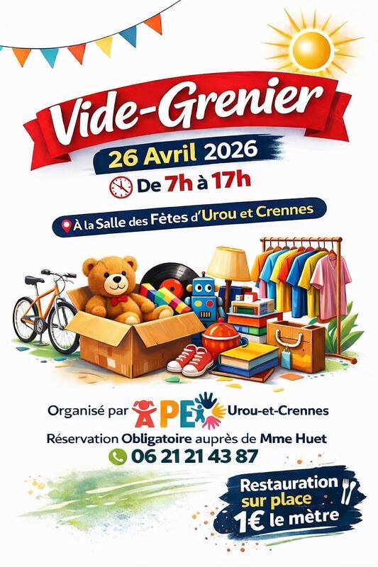 Vide grenier de l'ape d’urou et crennes