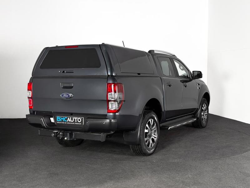 Ford Ranger Double Cabine Wildtrak 2.0 Tdci 213ch Bva 4x4 Ja18p Hardtop Carplay Camera Attelage Gps