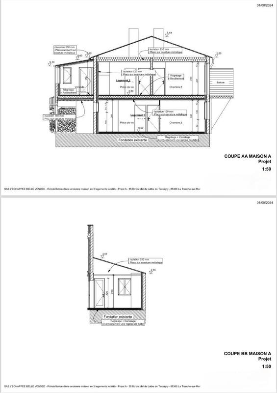 Appartement - 105 m² - 5 pièces