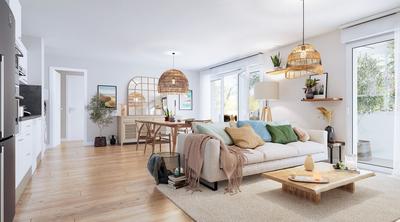 Appartement - 90 m² - 4 pièces