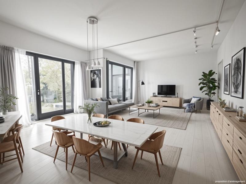 Appartement - 60 m² - 2 pièces