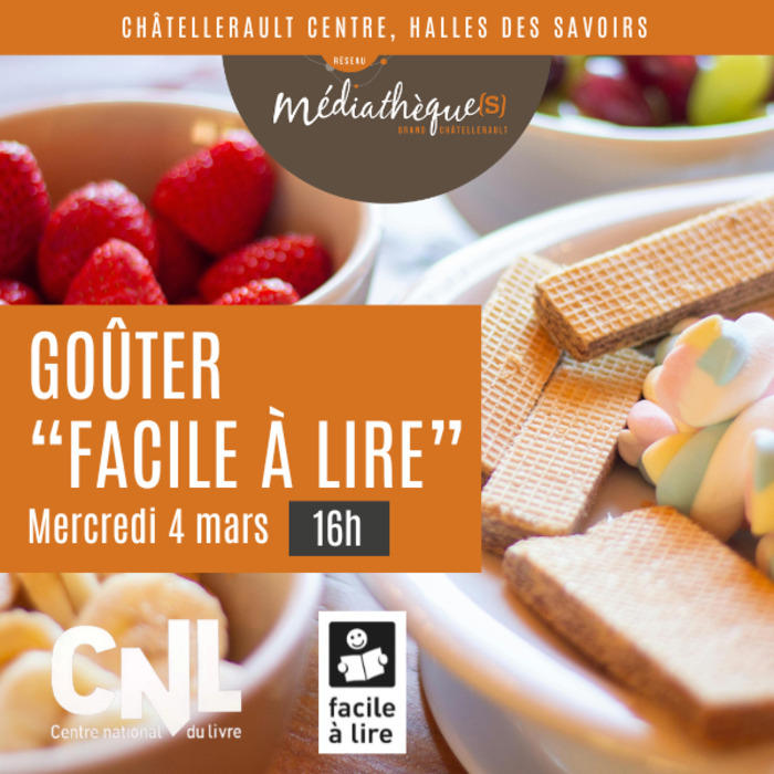 Goûter "Facile à lire" : la médiathèque autrement