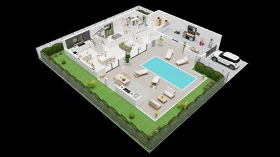 Maison - 121 m² - 4 pièces