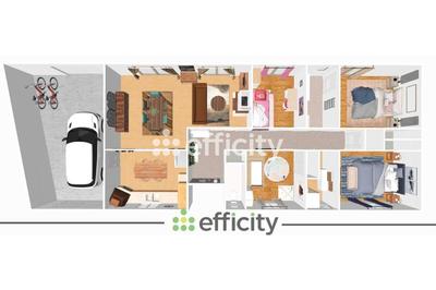 Maison - 110 m² - 6 pièces