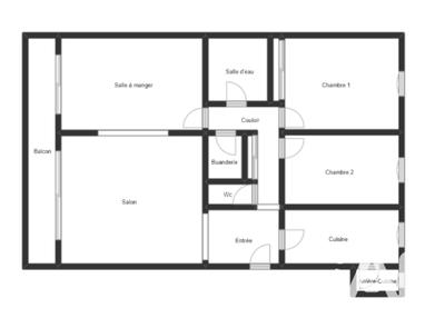 Appartement - 83 m² - 4 pièces