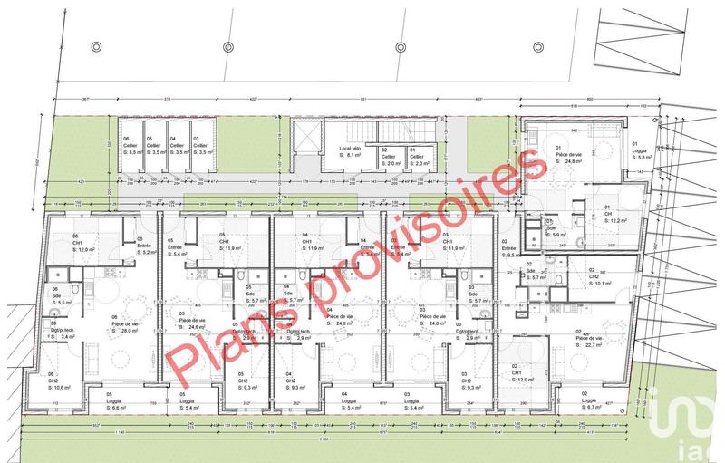 Appartement - 60 m² - 3 pièces