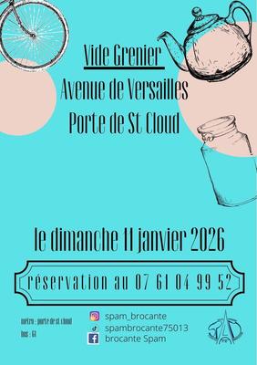 Vide grenier saint cloud