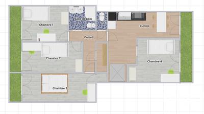 Duplex - 79 m² - 5 pièces