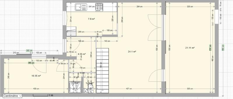 Maison - 110 m² - 4 pièces