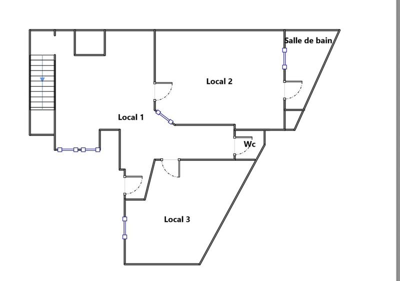 Local commercial - 122 m²