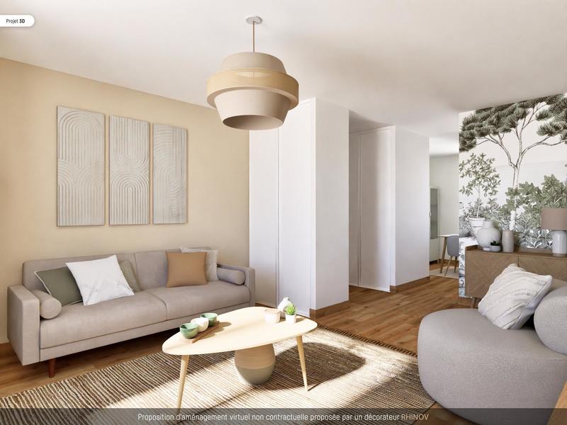 Appartement - 60 m² - 3 pièces