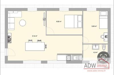 Appartement - 140 m² - 9 pièces