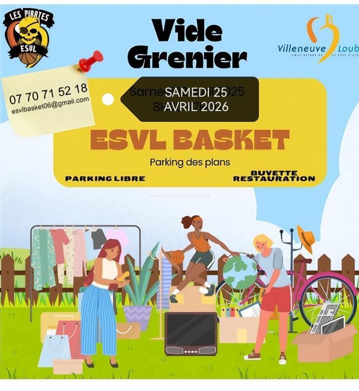 Vide grenier esvl basket