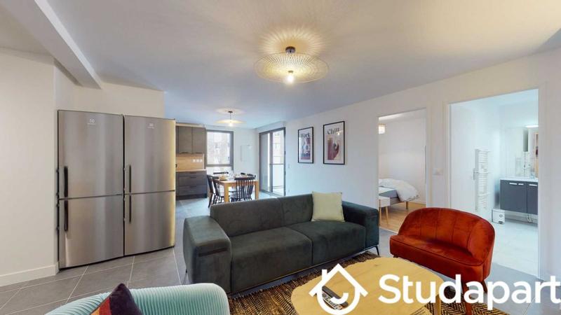 Chambre - 13 m² - 1 pièce