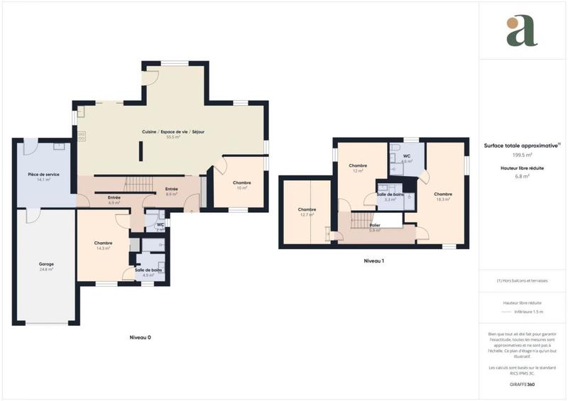 Maison - 175 m² - 6 pièces