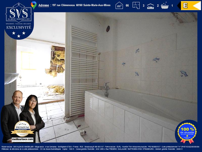 Appartement - 66 m² - 3 pièces