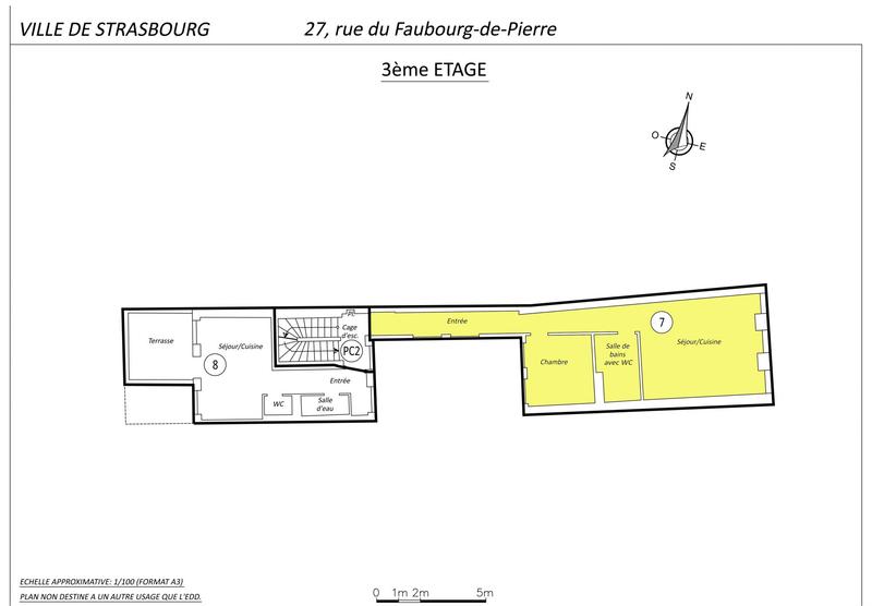 Appartement - 51 m² - 2 pièces