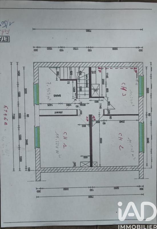 Maison - 100 m² - 4 pièces