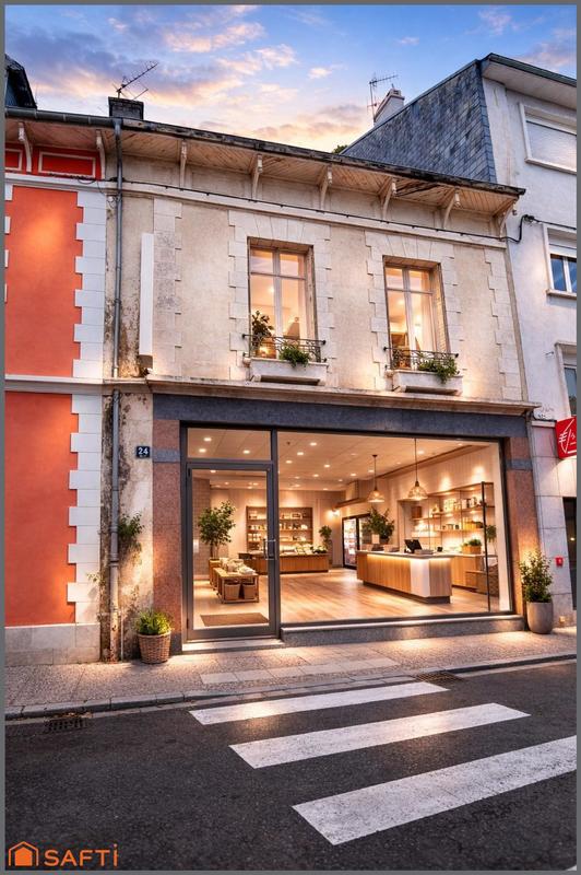 Local commercial - 206 m² - 2 pièces