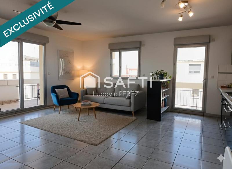 Appartement - 66 m² - 3 pièces