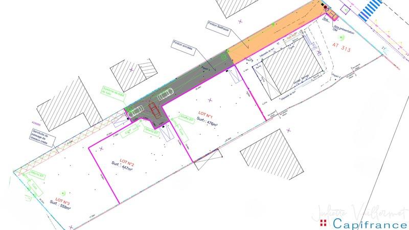 Terrain constructible - 558 m²