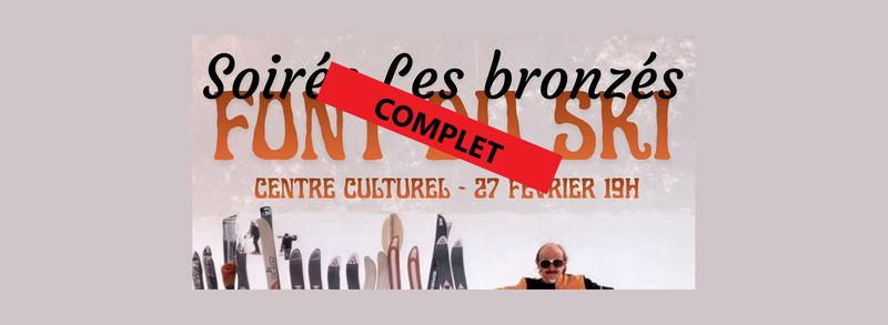[Complet] Soirée repas cinéma : les Bronzés Font du Ski