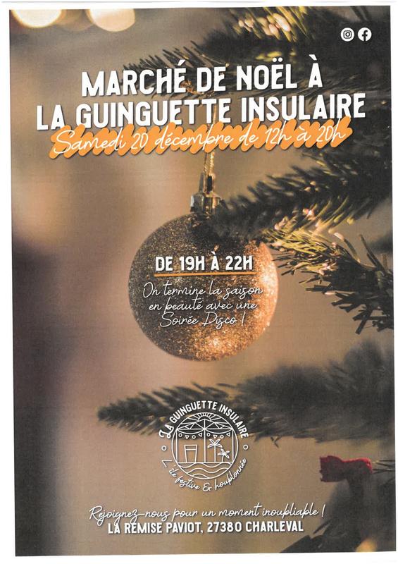 Marché de Noël à la guinguette insulaire