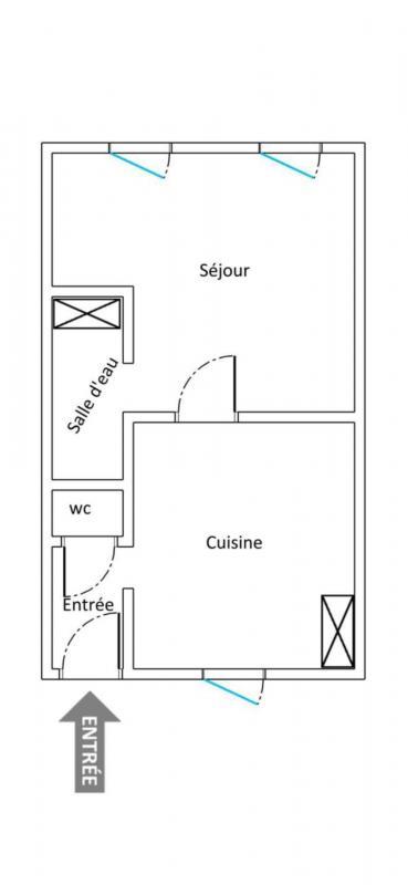 Appartement - 34 m² - 1 pièce