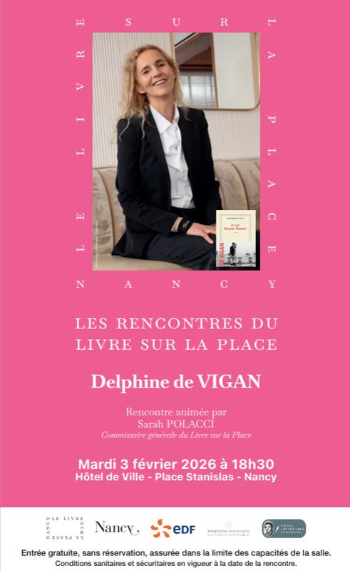 Rencontre - Delphine de Vigan - le Livre sur la Place