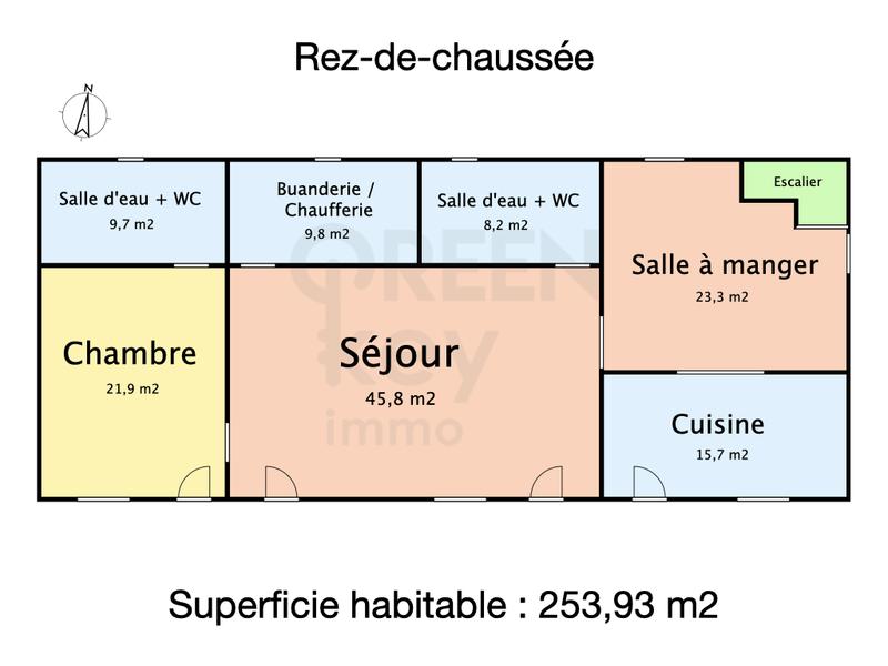 Maison - 250 m² - 6 pièces