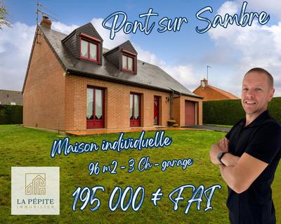 Maison - 96 m² - 5 pièces