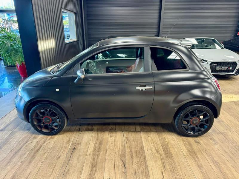 Fiat 500 1.2i 69ch s&amp;S Black Mat