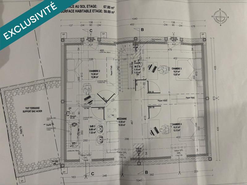 Maison - 135 m² - 7 pièces