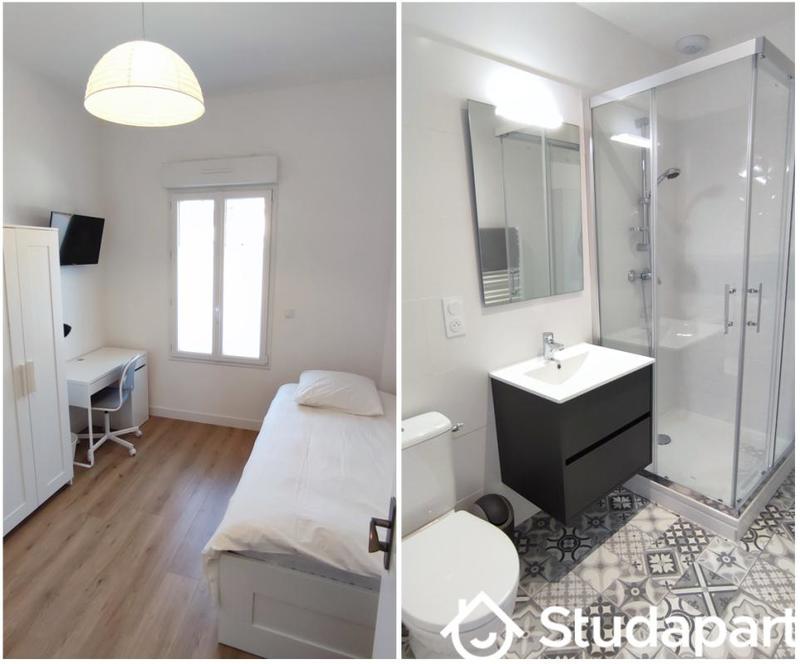 Chambre - 9 m² - 1 pièce