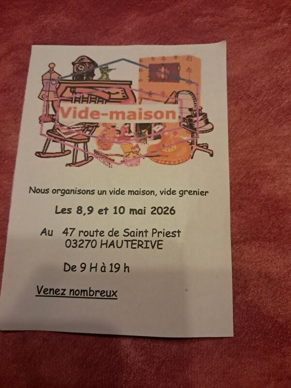 Vide maison