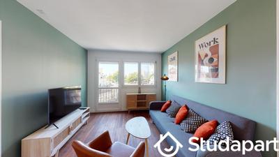 Chambre - 13 m² - 1 pièce