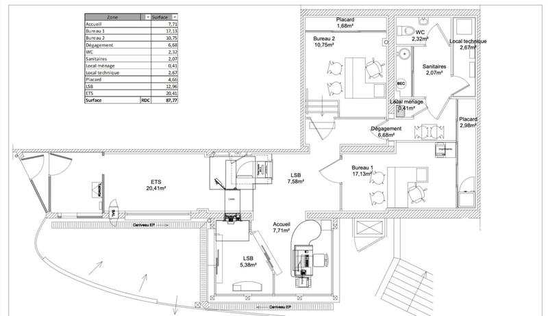 Local commercial - 88 m²