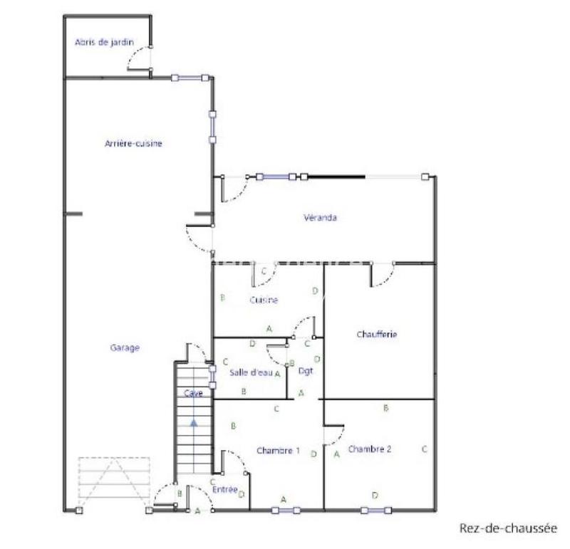 Maison de ville - 132 m² - 7 pièces