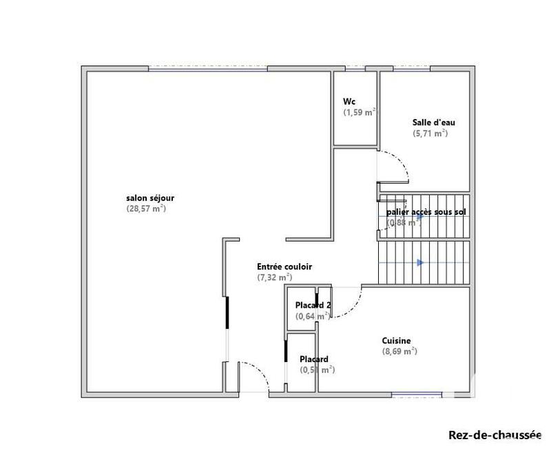 Maison - 100 m² - 5 pièces