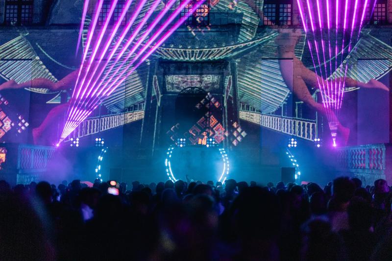 Anamorphose Spectacle sons et lumières concerts électro