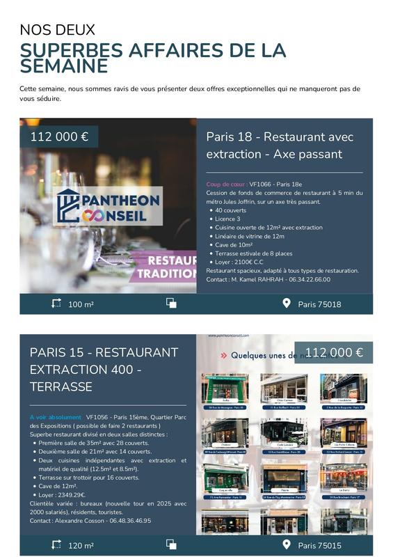 Fonds de commerce - Hôtellerie / Restauration - 95 m²