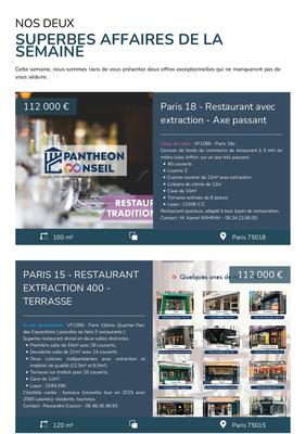 Fonds de commerce - Hôtellerie / Restauration - 95 m²