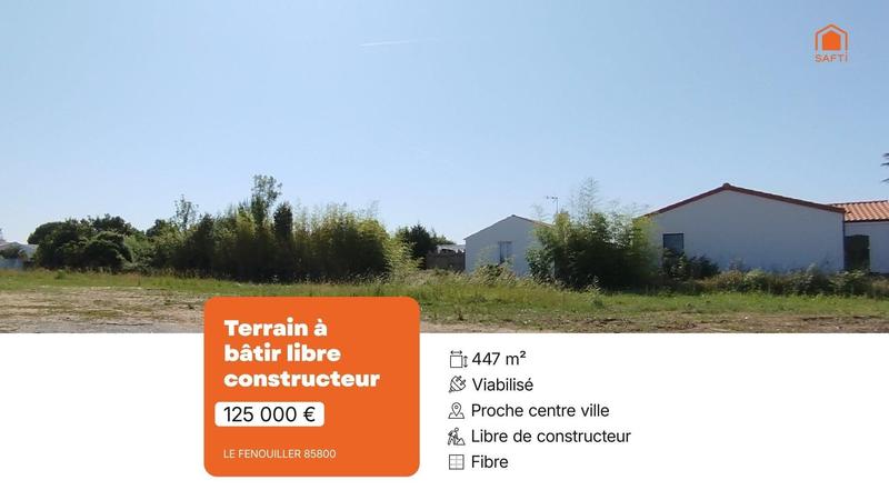 Terrain - 447 m²