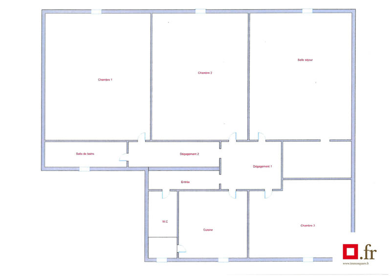 Appartement - 98 m² - 4 pièces