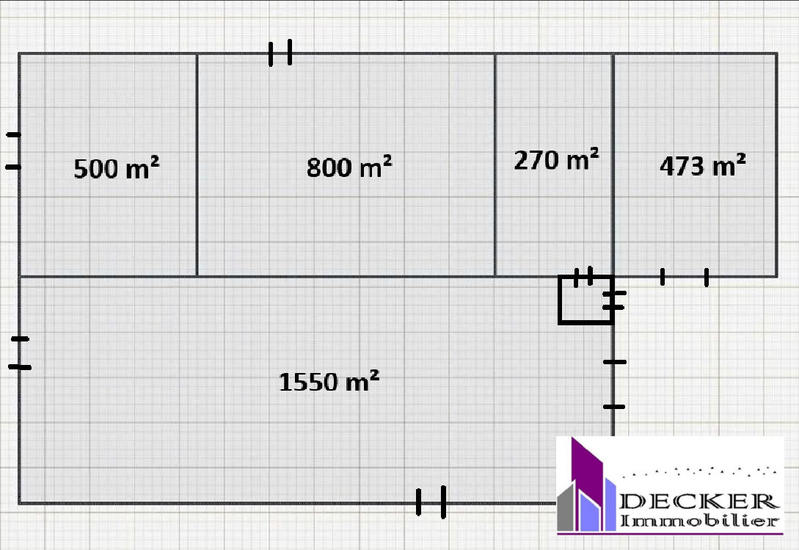 Local d'activités - 4 000 m²