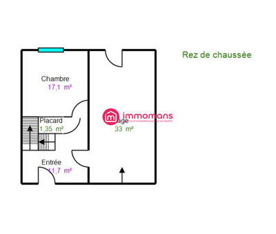 Maison - 90 m² - 4 pièces