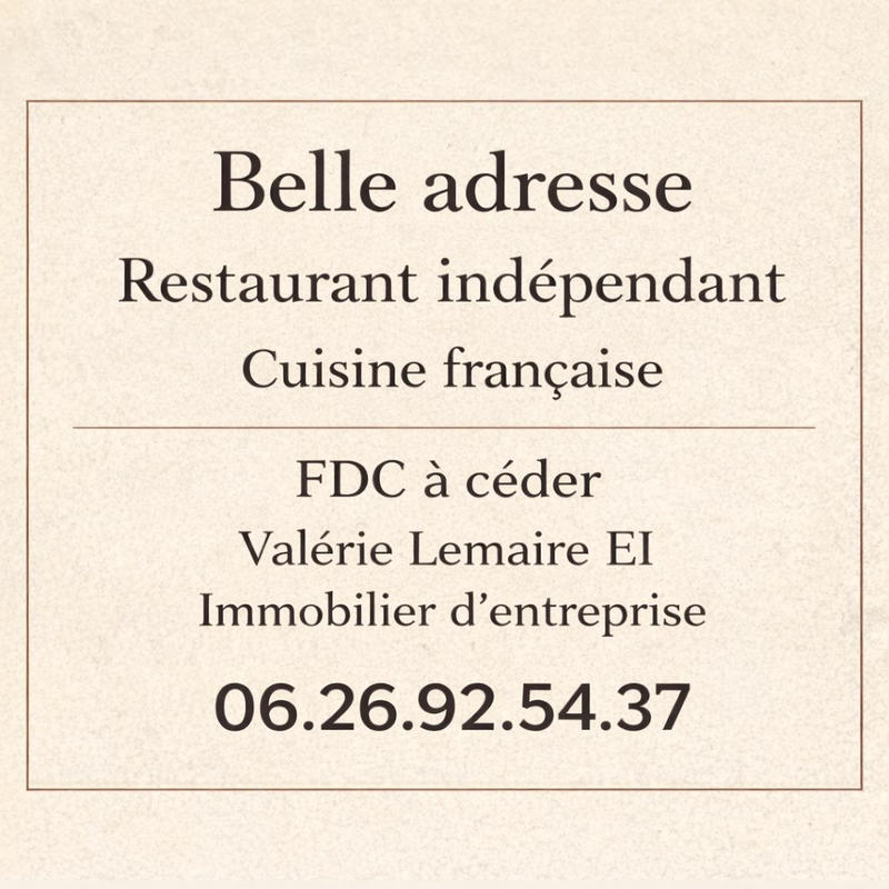 Fonds de commerce - Hôtellerie / Restauration - 100 m²