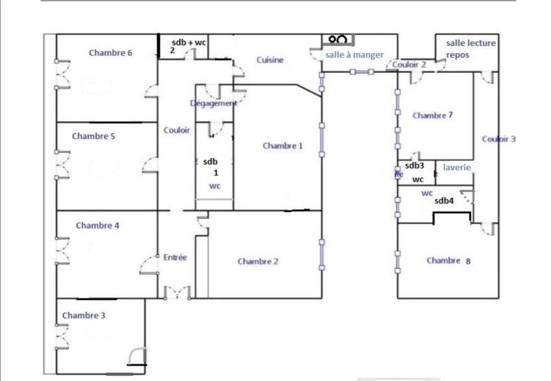 Chambre - 13 m² - 1 pièce